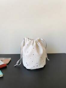 1pc Star Pattern Diaper Storage Bag, Portable Large Capacity Travel Multifunctional Maternity Bag, Lightweight Baby Essential Storage Bag For Outdoor Daily Use, Multi-Pocket Design For Diapers, Wipes, Skincare Products, Cute Star Pattern Design, Easy To Carry, Ideal Baby Shower Gift For New Parents - Multicolor - View 10