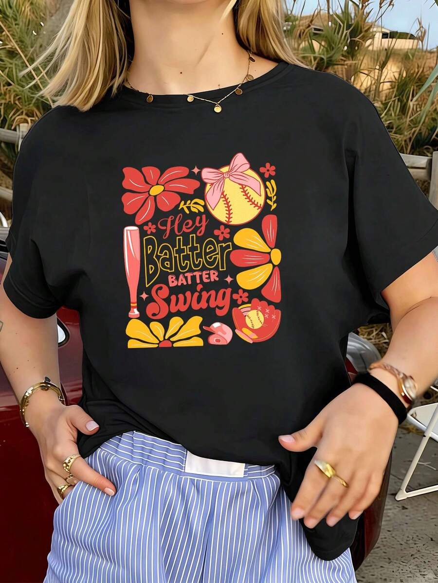 Women T-Shirts - Black - View 1