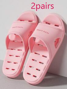 Anti-Slip, Odor-Resistant Bathroom Slippers, Breathable Perforated EVA Material, Unisex Home Sandals - Slippers - View 28