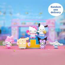 Miniso 三丽鸥美乐蒂&酷洛米玫瑰花园系列摆件&Hello Kitty水果乐园毛绒挂件盲盒（随机）&三丽鸥家庭运动会系列盲盒，家居治愈系装饰品，送给女孩的最佳礼物（随机1件） - 彩色 - 查看 13