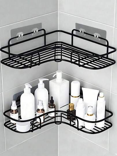 1/2 kệ tam giác phòng tắm, kệ đựng đồ ký túc xá, kệ sắp xếp nhà bếp, kệ lưu trữ tiện dụng, phụ kiện phòng tắm