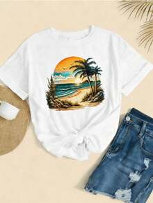 Women T-Shirts - White - View 2