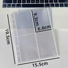 A5 Transparent Loose-Leaf Notebook, Soft Color Leaf Circular Binding, Replaceable Inner Pages, Sticker & Photo Storage Album, Diary, Budget Planner, Office & Study Supplies, Trading Card Holder, A5 Sticker Book, A7 Sticker Book, Refill, Sticker Binder, Fan Merchandise - A5 - View 11