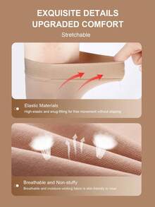 Cofoe 23-32mmHg Knee-High Compression Socks, Suitable For Men, Women, And Pregnant Women - Apricot - View 4