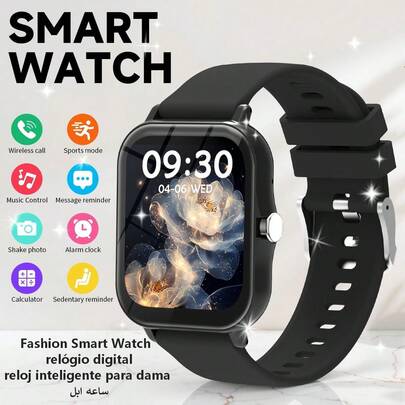 Nuevo reloj inteligente 2026 de 1,83" con pantalla táctil HD completa, unisex, compatible con llamadas, podómetro, contador de calorías, múltiples modos deportivos, notificaciones de mensajes y llamadas, reloj inteligente multifuncional