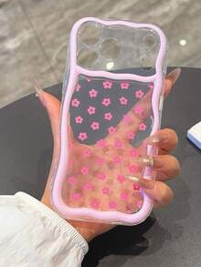 1 chiếc ốp lưng điện thoại TPU chống sốc, lượn sóng, họa tiết hoa hồng nữ tính, thích hợp cho Apple XS/XS Max/XR/11/12/13/14/14 Plus/15/15 Plus/16/16 Plus/17/17 Air/7/8 Plus và các dòng máy khác. - Nhiều màu - Xem 3