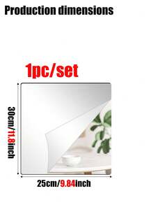 OUTANA Bộ 1/4/6/8 miếng dán gương vuông tự dính bằng acrylic, thích hợp trang trí nhà cửa, có lớp keo dính chắc chắn, không cần khoan, chống thấm nước và chống ẩm, dễ lau chùi, phù hợp cho phòng khách, phòng ngủ, nhà bếp, phòng tắm và văn phòng, là chiếc gương trang điểm tiện dụng và vật trang trí giúp cá nhân hóa không gian của bạn. - Nhiều màu - Xem 15