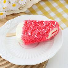 逼真仿真冰淇淋挤压玩具 | 柔软Q弹，PU材质，永不融化，食品摄影/展示道具，电影布景装饰，创意解压玩具 - 适合青少年/成人/节日/生日/母亲节/复活节/圣诞节（奇趣物品/电影道具/办公玩具/柔软/挤压/趣味），颜色随机 - 彩色 - 查看 4