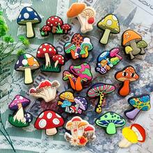 20pcs Mushroom Series, Colorful Mushrooms, Green Mushrooms, Fungus Shoe Decorations, DIY Accessories, High Quality Popular Decorative Items, Bubble Slippers, Sandals, PVC Shoe Decorations, Beach Bag Accessories, Great Gift - Multicolor - View 2
