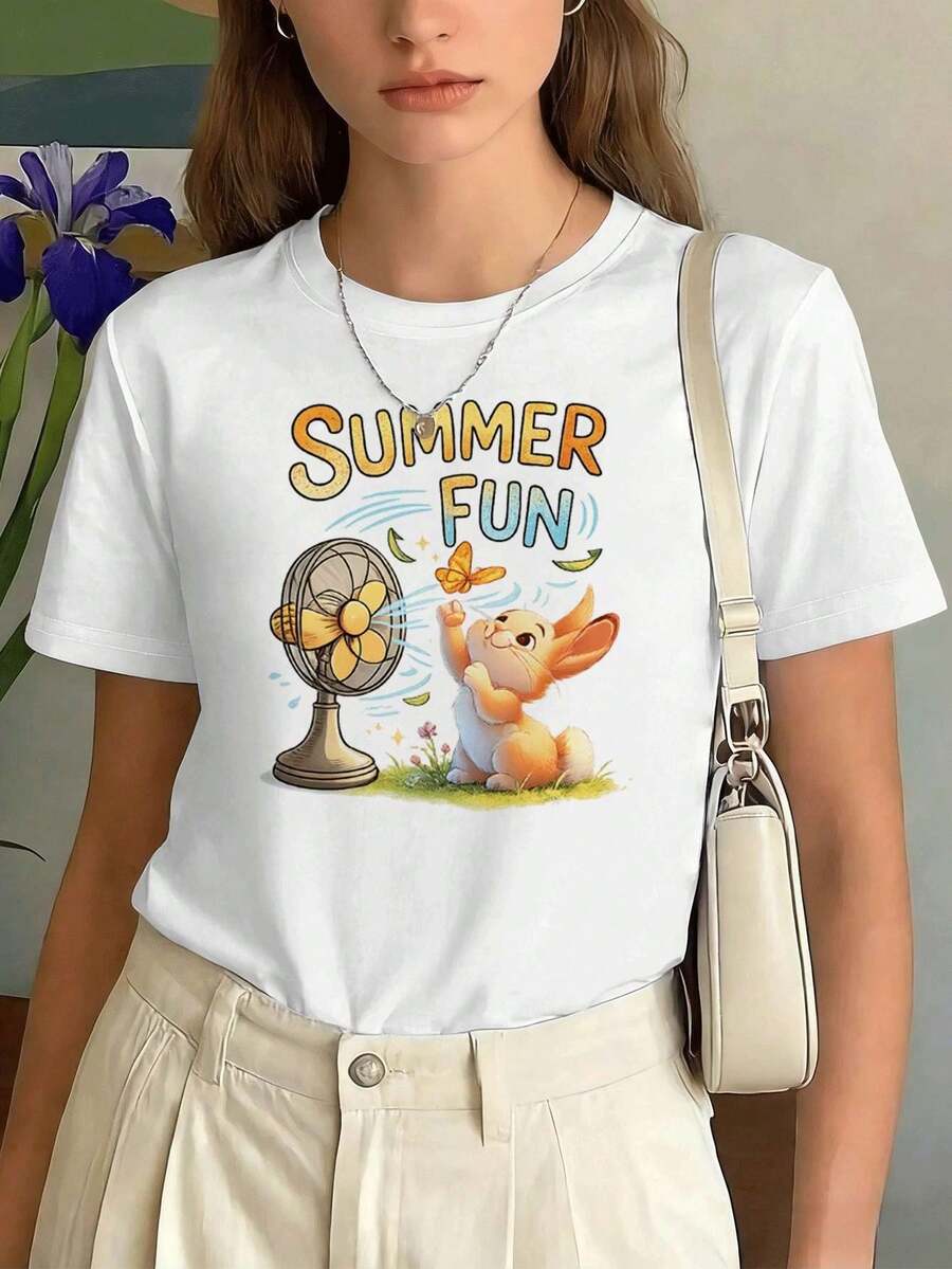 Women T-Shirts - White - View 1