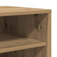 Scarpiera Rovere Artigianale 60x35x92 cm in Legno Multistrato - Marrone - Visualizzare 8