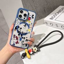 This Disney Mickey Mouse Lanyard Phone Case Is Fully Covered In TPU Material, Features Strong Magnetic Closure, Is Shockproof And Lightweight, And Is Compatible With IPhone17/16/11/13/15/15 Plus/15 Pro/15 Pro Max/12/14 Pro Max/11 Pro Max/12 Pro/12 Pro Max/13. This Phone Case Is A Popular Birthday Gift Or Business Gift Choice; It Is Durable, Stain- And Fingerprint Resistant, And Suitable For Both Men And Women. The Set Also Includes A Mickey Mouse Phone Case And A Mickey Mouse Plush Bracelet, Making It A Perfect Gift For Friends And Family. This Stylish Phone Case Is Fun, Lightweight, And Durable. IPhone17 Pro Max Phone Case, Minnie Mouse Phone Case. - Hồng - Xem 6