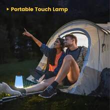 1pc Rechargeable LED Touch Night Light,RGB Bedroom Nightlight, With Remote Control Bedside Lamps, Adjustable Brightness, 3 Lighting Modes For Study Rooms, Living Rooms, Offices, Dormitories, Bars, Parties, Restaurants, Room Decor,Bedroom Decor - Multicolor - View 6