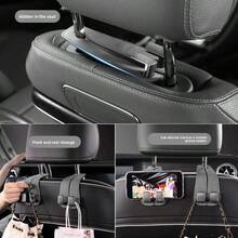 Móc treo đồ phía sau ghế xe hơi, móc treo kim loại đa chức năng giấu kín với lớp lông giả, móc treo nhỏ để đồ phía sau ghế xe hơi. - Móc treo đồ bằng kim loại - Xem 5