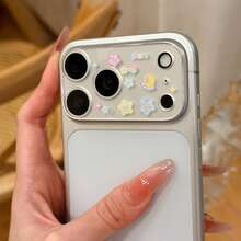 Pegatinas de luna y arcoíris + Película protectora para lente a prueba de arañazos y golpes, compatible con iPhone 17 Pro Max/17 Pro, material de alta calidad, calidad de primer nivel, película protectora de lente de teléfono con estilo, accesorios para teléfono - Pegatina de arcoíris lunar + protector de lente - Ver 6