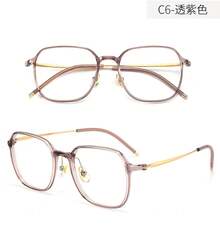 Las gafas de hidrogel de titanio.LOLLY son cómodas y amigables con la piel, adecuadas para el uso diario, y pueden equiparse con lentes graduados y lentes de protección la luz azul. un modelo popular. - C1 Negro brillante - Ver 11