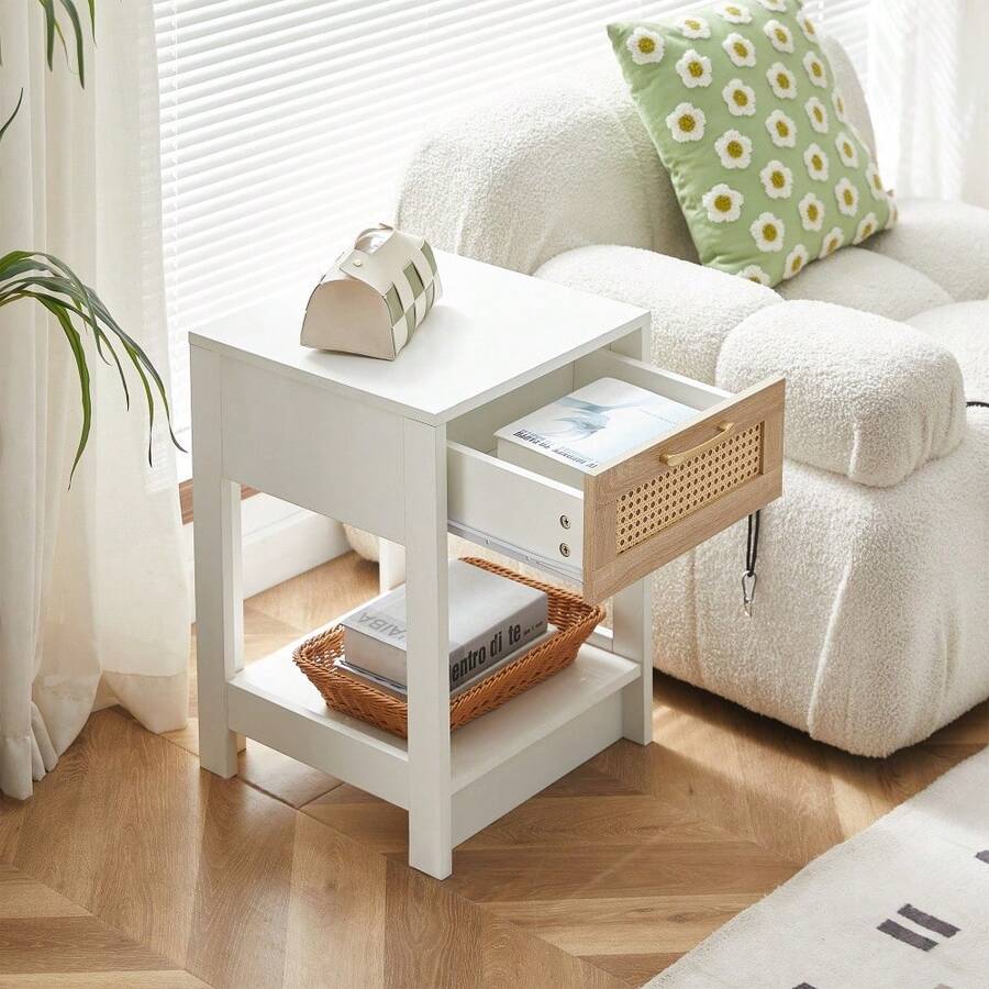 Nightstands - White - View 1