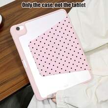 1 件装翻盖桌面保护套，带笔槽、360° 旋转支架、波点图案、PU 皮革材质，兼容三星 A9/A9+/S9/S9FE/A11/A11+/S11/S10 FE/S10 FE+/S10 Lite、A16 2025、Air 11/13、M3 2025、Mini 7 A17、Pro 2024、Air 11/13、M2 2024、Pro 11/13、M4 2024、Pro 12.9、7/8/9 代、10.2、10 代、10.9、Air 4/5/6/7/8、10.9、Pro 11、4/5/6 代、Mini 6、SE 11、荣耀、Matepad SE 11 等机型。 - 彩色 - 查看 5