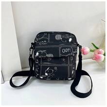 New Versatile Women's Cartoon Shoulder Crossbody Phone Bag, Cute Snoopy Mini Square Bag - A - View 4