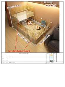 Lồng thú cưng nhỏ lắp ghép, lồng tự lắp ráp trong nhà cho chuột lang và chuột hamster, không gian rộng rãi. - nối - Xem 17