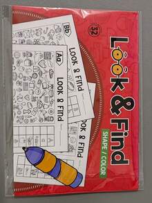 Sách vẽ tranh tìm hình ẩn, vẽ bằng bút chì, sách hoạt động tìm kiếm và vẽ tương tác, các trang chủ đề trốn tìm hấp dẫn (phân phối ngẫu nhiên), vui nhộn và đơn giản, giúp phát triển kỹ năng vẽ và thực hành, tăng cường sự tập trung và trí tưởng tượng, thích hợp làm quà tặng Giáng sinh, sinh nhật, tiệc tùng, năm mới, Halloween. - bản thiết kế - Xem 7