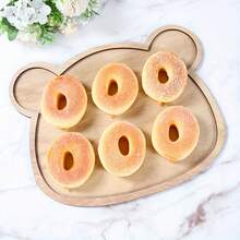 1pc Wooden Bear Shaped Tray, Desktop Decor Tray, Birthday Party Decoration, Baby Shower Supplies, Wedding Party Table Decor, Event Decoration Tray (Not For Food Contact) - 1 - View 3