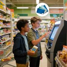 1 chiếc đũa phép thanh toán thẻ tín dụng in 3D, đũa phép thanh toán thần tiên, giá đỡ thẻ thanh toán ánh sao, quà tặng độc đáo sáng tạo (Dài 37cm) - nhiều màu - Xem 6