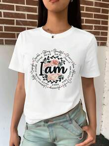 Dam-T-shirts - Vitt - Visa 2