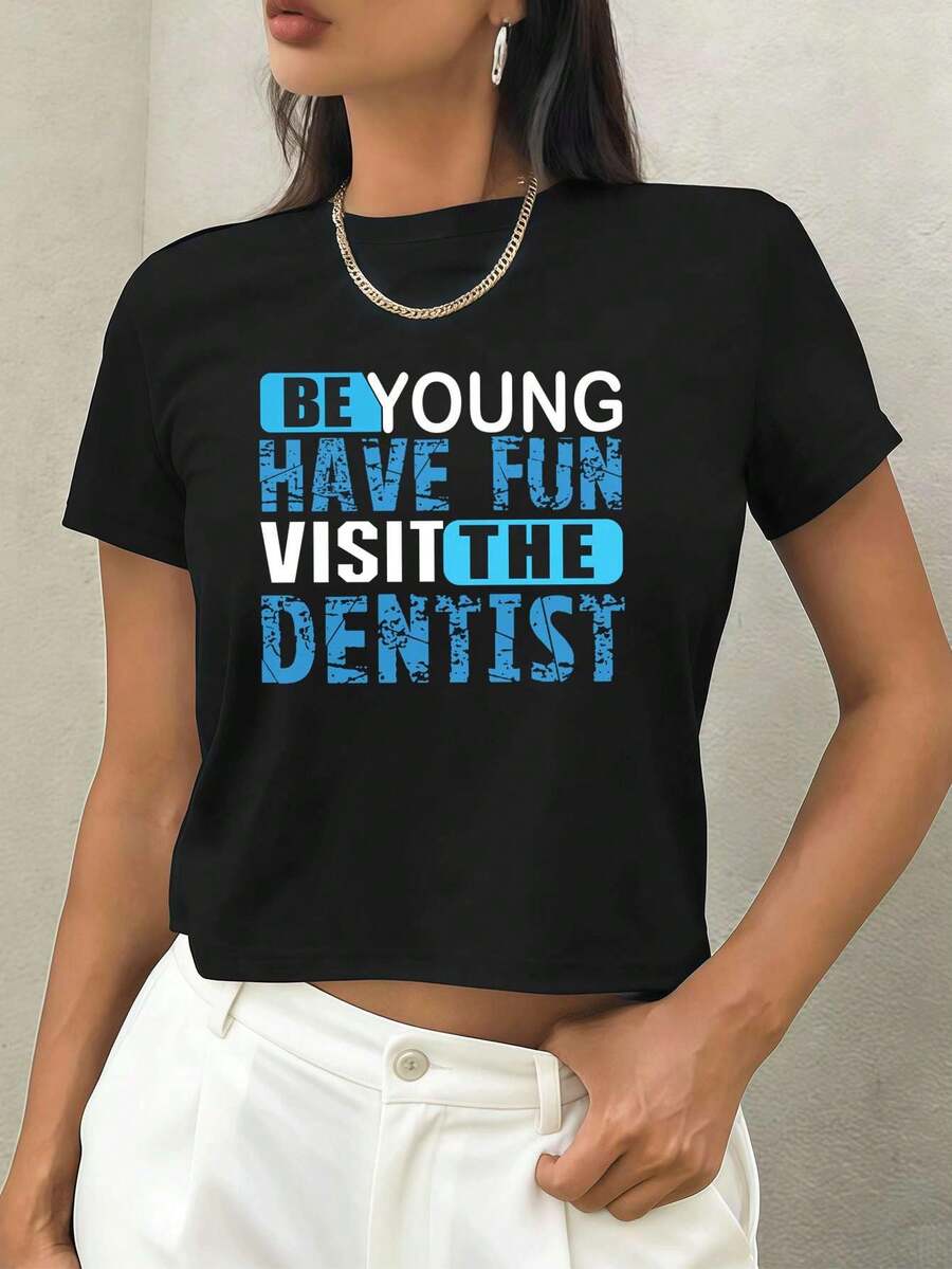 Women T-Shirts - Black - View 1