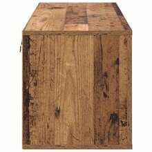 Cabinet à chaussures avec étagère Bois ancien 100 x 35 x 38 cm - Brun - Voir 7
