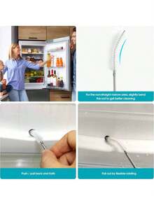 3/2/1pc Flexible Long Drain Pipe Cleaning Brush - Suitable For Toilet And Pipes, No Power Required, Basic Household Cleaning Tool, Drain Pipe Cleaner, Shower Drain Pipe Cleaning Tool, Sink Cleaner, Drain Pipe Hair Remover, Sink Cleaner, Drain Pipe Hair Remover, Pipe Cleaner, Snake Drain Pipe Cleaner, Hair Cleaning Tool, Kitchen Sink And Bathtub, Sink Cleaning, Drain Pipe, Toilet Sewer Pipe Cleaning Tool, Shower, Kitchen Sink, Bathtub, Bathroom, Bathroom Accessories( - Multicolor - View 3