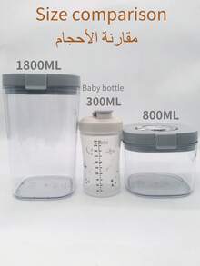 1pc/Baby Formula Storage Box/Multifunctional Airtight Container Suitable For Grains/Kitchen Fruit And Seasoning Storage/With Date Setting Function/Not Recommended For Outdoor Travel Due To Large Capacity - Multicolor - View 11
