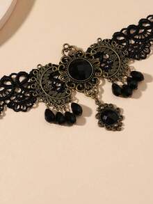 1 pieza Collar de encaje popular de comercio transfronterizo - Negro 2 - Ver 2