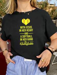Women T-Shirts - Black - View 1