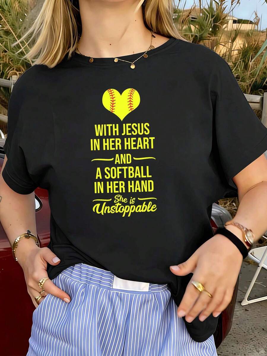 Women T-Shirts - Black - View 1