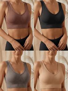 SENSUAL LINGERIE INTIMATE BOUTIQUE Set Of 2 Tank Tops, Fitness Top Style, Thick Ribbed Material With Reinforced Closure - 2-piece Kit (2 Units Included) - View 5