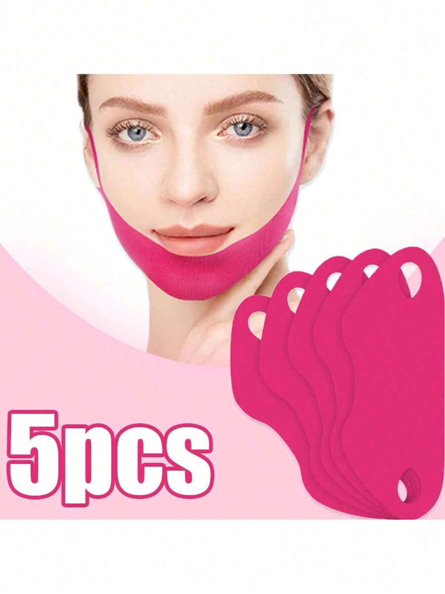 1 Piece Chin Strap Women - Skin Care Contouring And Double Chin Reduction - Easy To Carry, No Electricity Or Batteries Required - Chăm sóc cằm - Xem 1