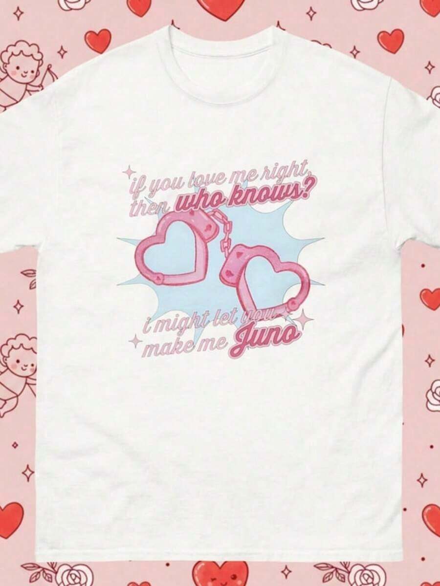 Camiseta de Justin y Hailey Bieber estilo estrella - Blanco 2 - Ver 1