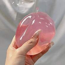1个柔软细腻的淡色水晶苹果，超薄表皮，奶油般柔滑的质地，可塑性强，是圣诞节桌面装饰和办公室减压的理想礼物。 - 彩色 - 查看 5
