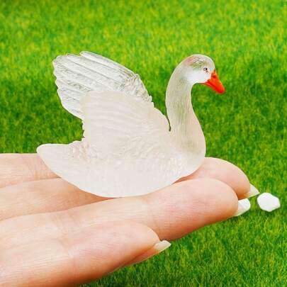 Tượng nhỏ, đồ trang trí có đèn chiếu sáng, đồ trang trí hình chim hồng hạc, phụ kiện xe hơi, thích hợp để trang trí nhà búp bê. Bộ sưu tập mô hình phong cảnh thu nhỏ, đồ trang trí bể cá và phụ kiện thủ công của chúng tôi.