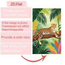 Vibrant Colorful Capybara In Tropical Wetland Swamp Wall Art Print, Modern Flat Style Jungle Animal Canvas Painting For Kids Room, Living Room Home Decor - Multicolor - View 15