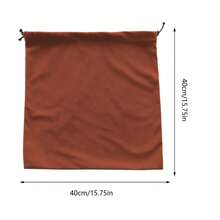 Bolsas antipolvo con cordón para bolsos, protector de carteras y bolsa de almacenamiento para viajes, funda de tela multifuncional para bolsos de lujo - Caqui - Ver 8