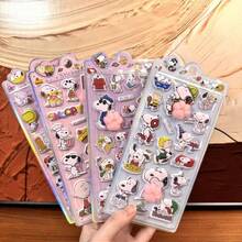 1pc Anime Cartoon 3D Sticker, Cute Animal Cat Sticker, DIY Craft 3D Sticker, Suitable For DIY Phone Cases, DIY Stickers Laptops, DIY Crafts, Laptops, Gift Packaging, Party Decoration, Perfect Holiday Gifts, Gifts For Fans And Friends, Back To School Gifts (Casual Style) - Multicolor - View 1