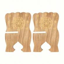 1 chiếc giá đỡ bằng gỗ gấp gọn, giá đựng sách đọc cho người Hồi giáo, giá trưng bày tạp chí và sách nấu ăn. - Màu Khaki - Xem 9
