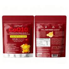 Gwynne Coq10 Cápsulas,120 Cápsulas,con Pqq,400 Mg Coq10 Y 1200 Mg Omega-3,salud Cerebral Y Cardíaca, Hígado,hueso Y Apoyo Antioxidante - 1 pieza - Ver 5