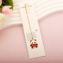 Mặt dây chuyền hình gấu trúc dễ thương, móc khóa đánh dấu sách tiện dụng cho học sinh, đồ dùng văn phòng phẩm hình hoạt hình dễ thương, bán sỉ. - Bộ sưu tập Gấu trúc - Xem 18