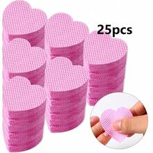 2000/1000/200 miếng khăn lau móng tay - Miếng tẩy sơn móng tay chuyên nghiệp không xơ, khăn lau gel UV, dụng cụ làm sạch móng không mùi (hình trái tim) - Hồng - Xem 12