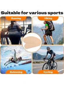 30pcs/Pack Summer Thigh Chafing Covers, Magical Elastic Fabric Anti-Chafing Seamless Leg Sleeves For Athletes, Gentle Compression - Multicolor - View 7