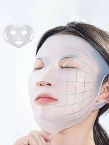 3D Stereo Face Mask, Facial Care Tool, Ear-Hanging Gel Mask, Reusable, Lifting & Firming, Anti-Wrinkle, Ear-Hanging Fixed, 3D Stereo Silicone Design, Reduce Moisture Evaporation, Fixed Mask, Anti-Slip Ear-Hanging Firming Mask, Ear-Hanging Mask Cover, 3D Moistureproof Mask, Fixed Mask, Silicone Material, Freely Stretchable, Soft & Skin-Friendly, Suitable For All Face Shapes, Washable & Reusable, No Mask Constraint, Free Movement, Beauty Makeup Tool - Multicolor - View 15