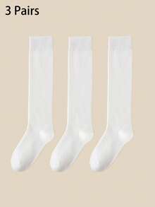 1/3 Pairs Men's Chicken Claw Calf Socks - White - View 5